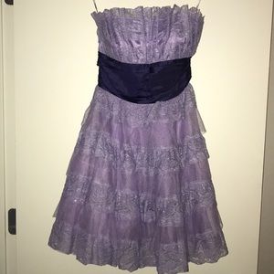 Strapless Lace Dress
